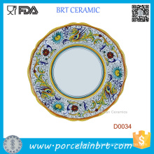 Placa de ovo de porcelana de dragão chinês de venda quente